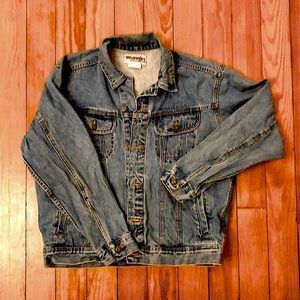 Vintage Wrangler Rugged Wear Denim Jacket- Men’s Large EUC